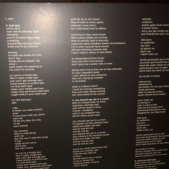 BILLIE EILISH VINYL - Picture 4 of 6